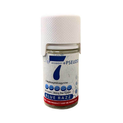 AKA 7-HYDROXY+PSEUDO TABLETS 20CT 30MG PER TABLET - BLUE RAZZ