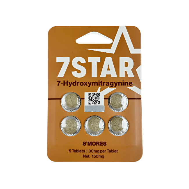 7Star 5ct 7OH Chewable Tabs S'mores 30mg Per Tablets