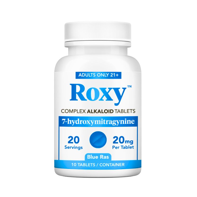 Roxy Complex Alkaloids 7-Hydroxymitragynine Tablets 10ct 20mg Per Tablet