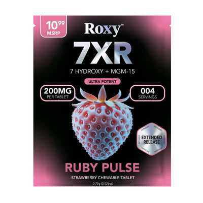 Roxy 7xr Ultra Potent 7-Hydroxymitragynine + Mgm 15 Chewable Tablets 1ct 200mg Per Tablet