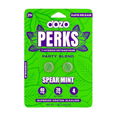 Dozo Perks 7-Hydroxymitragynine Chewable Tablets 2ct 20mg Per Tablet