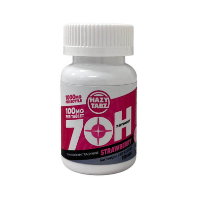 Hazy Tabz 7-Hydroxymitragynine Maximum Strength Tablets 10ct 100mg Per Tablet