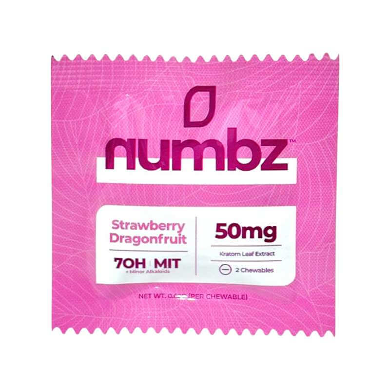 Numbz 7-Hydroxymitragynine + MIT Chewable Tablets 2ct 25mg Per Tablet