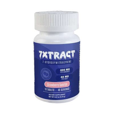 7XTRACT 7-HYDROXYMITRAGYNINE CHEWABLE TABLETS 10CT 40MG PER TABLET