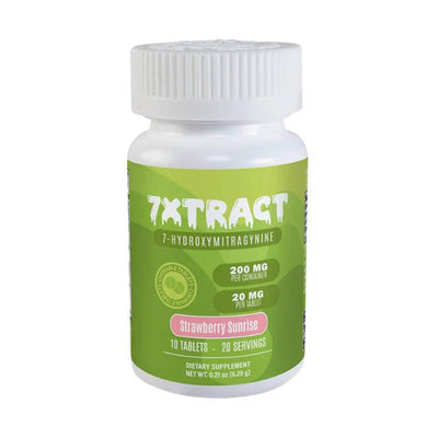 7XTRACT 7-HYDROXYMITRAGYNINE CHEWABLE TABLETS 10CT 20MG PER TABLET