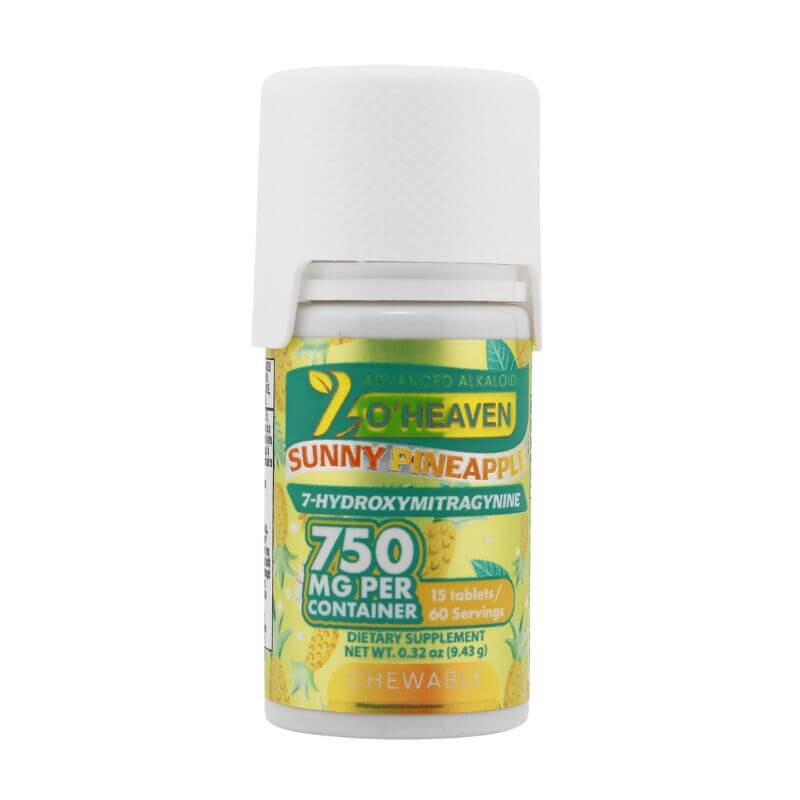 7 O'Heaven 7-Hydroxymitragynine Chewable Tablets 15ct 50mg Per Tablet