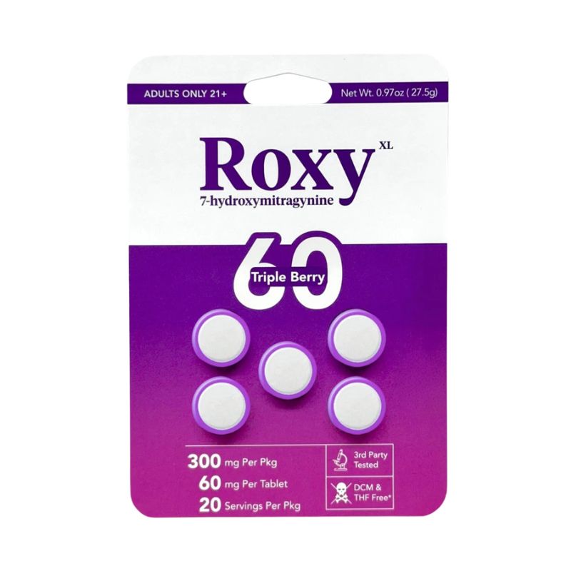 Roxy 7-Hydroxymitragynine Tablets 5ct 60mg Per Tablet