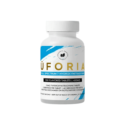 Uforia Full Spectrum 30ct 7-OH Tabs Blue 15mg Per Tablet
