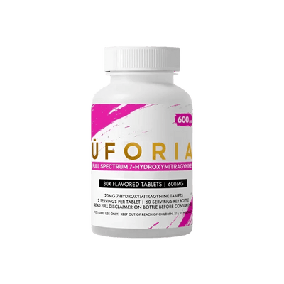 Uforia 30ct 7-OH Full Spectrum Tabs Pink 20mg Per Tablet