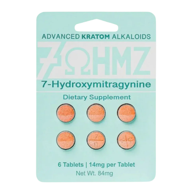 7OHMZ 7-Hydroxymitragynine Tablets 6ct 14mg Per Tablet