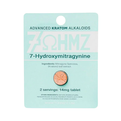 7OHMZ 7-Hydroxymitragynine Tablets 1ct 14mg per Tablet