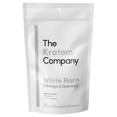THE KRATOM COMPANY POWDER 8OZ - HORN WHITE VEIN