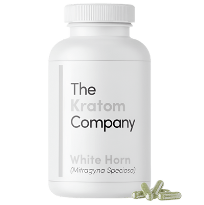 THE KRATOM COMPANY CAPSULES 500CT / 14.4OZ / 500MG - HORN WHITE VEIN