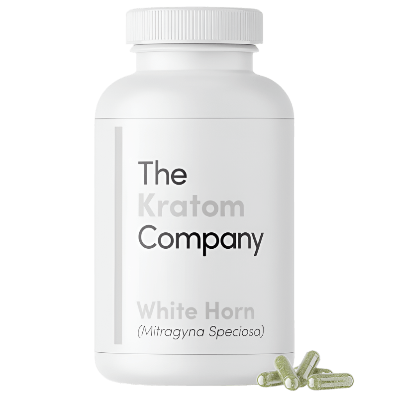 THE KRATOM COMPANY CAPSULES 500CT / 14.4OZ / 500MG - HORN WHITE VEIN