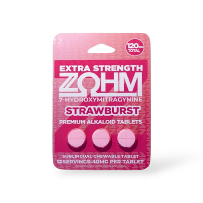 ZOHM 7-Hydroxymitragynine Extra Strength 3ct 40mg per Tablet