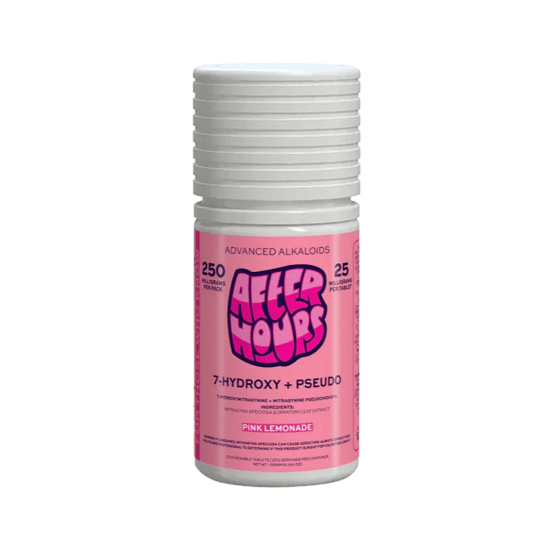 After Hours 10ct 7OH Chewable Tabs Pink Lemonade 25mg per Tablet