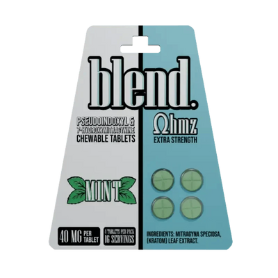 Blend Ohmz 4ct 7OH Chewable Tabs Mint 40mg Per Tablet