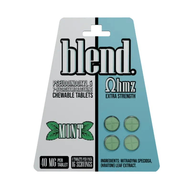 Blend Ohmz 4ct 7OH Chewable Tabs Mint 40mg Per Tablet