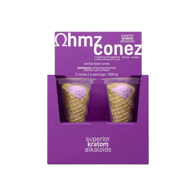 Ohmz Conez 2ct 7OH Exodus Vanilla Bean Cones 100mg per Cone