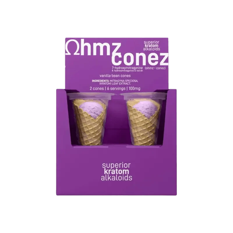 Ohmz Conez 2ct 7OH Exodus Vanilla Bean Cones 100mg per Cone