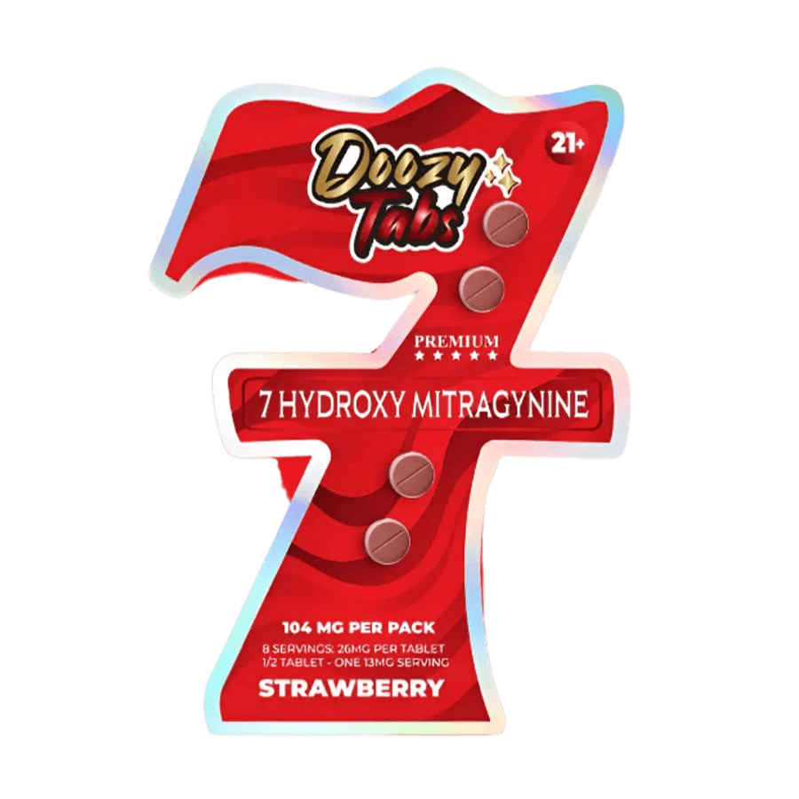 Doozy Tabs 4ct 7OH Chewable Tabs Strawberry 26mg per Tablet