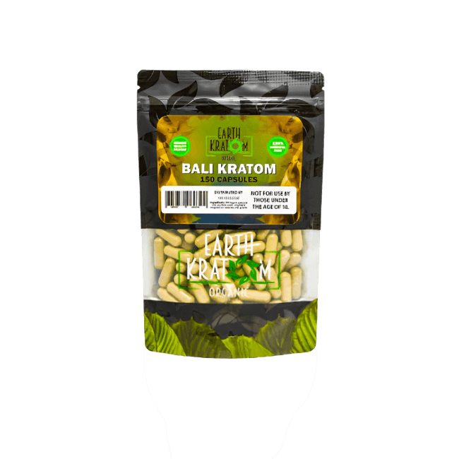 EARTH KRATOM CAPSULES 150CT - BALI