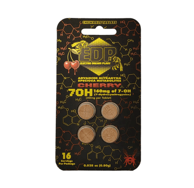 EDP 4ct 7OH Chewable Tabs Cherry 40mg per Tablet