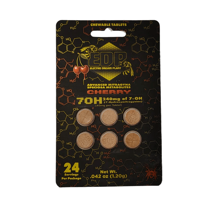 EDP 6ct 7OH Chewable Tabs Cherry 40mg per Tablet