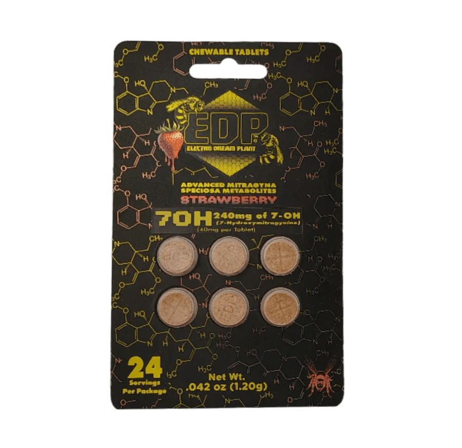 EDP 6ct 7OH Chewable Tabs Strawberry 40mg per Tablet
