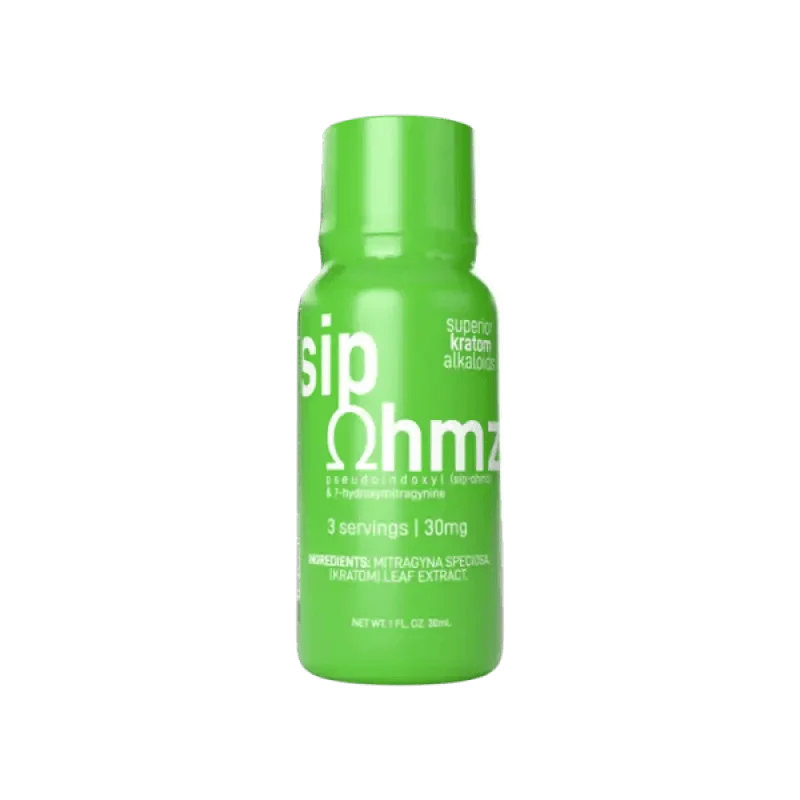 Sip Ohmz Exodus 7-Hydroxymitragynine Mint Kratom Extract Shot 30mg