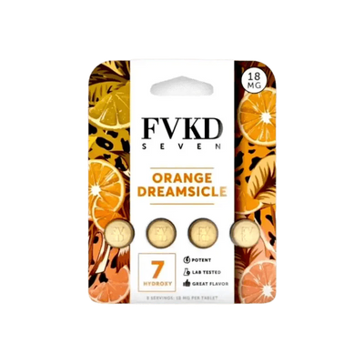 FVKD Seven 4ct 7OH Tabs Orange Dreamsicle 18mg per Tablet
