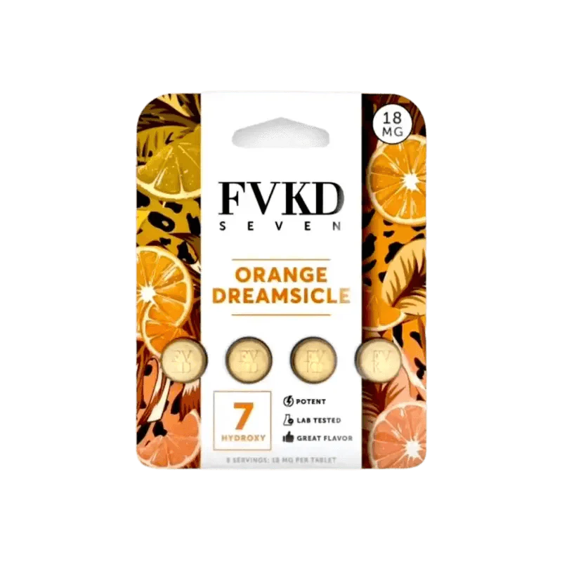 FVKD Seven 4ct 7OH Tabs Orange Dreamsicle 18mg per Tablet