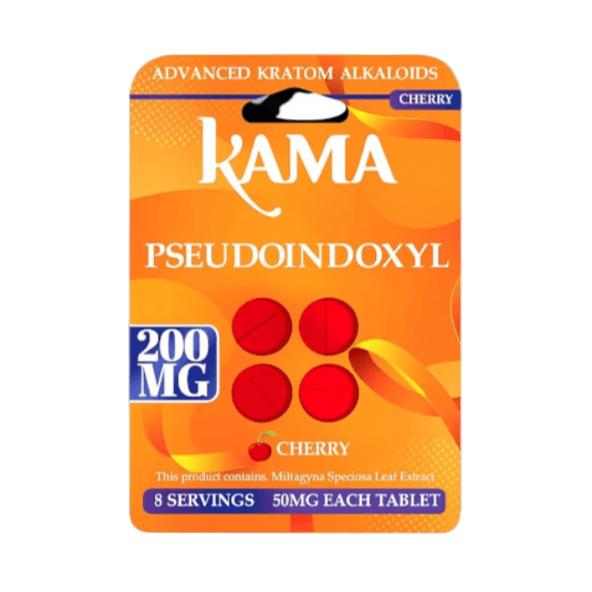 KAMA PSEUDOINDOXYL TABLETS 4CT / 50MG EACH – CHERRY