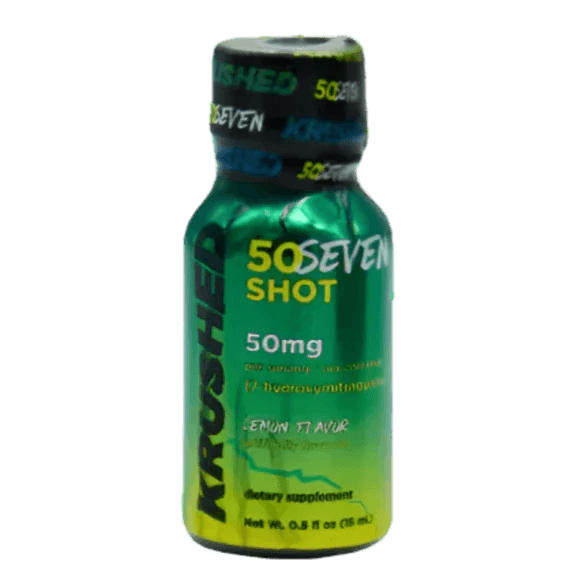 Krushed 7-Hydroxymitragynine Lemon Liquid Kratom Extract Shot 50mg