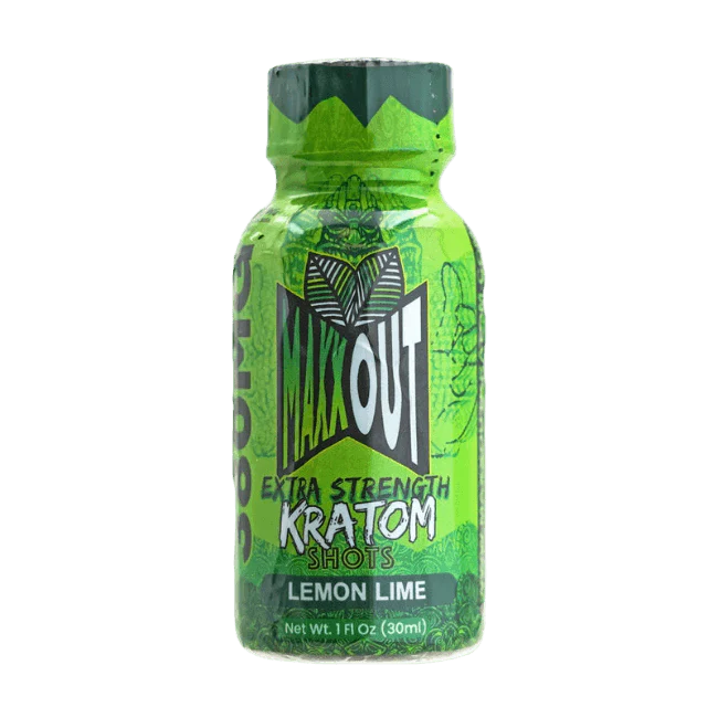 MAXXOUT EXTRA STRENGTH KRATOM SHOT 380MG – LEMON LIME