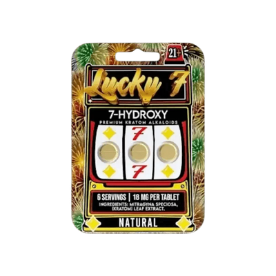 Lucky 7 3ct 7OH Chewable Tabs Natural 18mg per Tablet