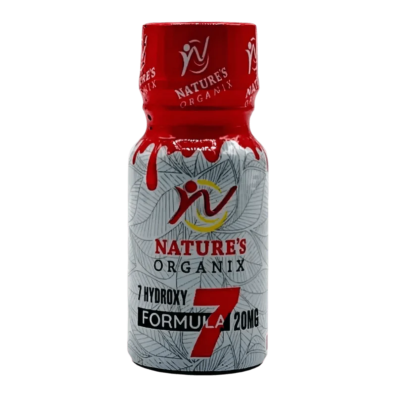 Nature's Organix 7 Hydroxymitragynine Liquid Shot Red 20mg