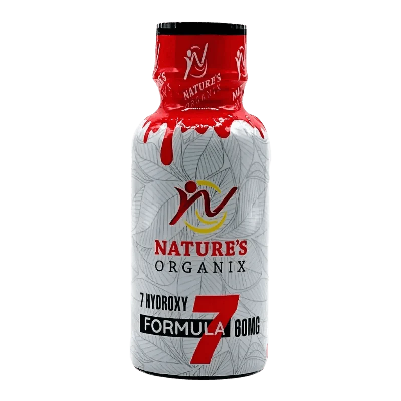 Nature's Organix 7 Hydroxymitragynine Liquid Shot Red 60mg