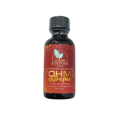 OHM Extreme Advanced Alkaloid Supplement by Kratom Kulture 40mg Shots