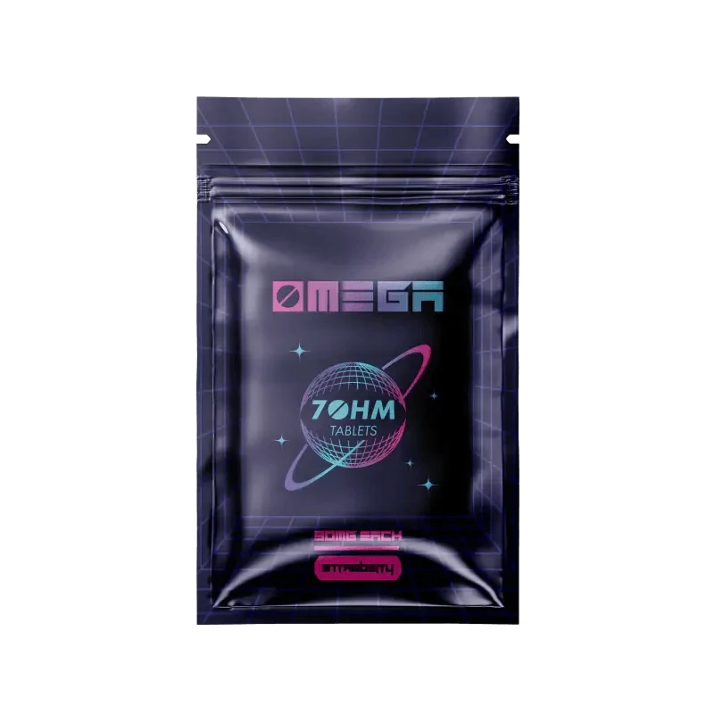 Omega Extrax 25ct 7OH Strawberry Tarts Tabs 30mg per Tablet