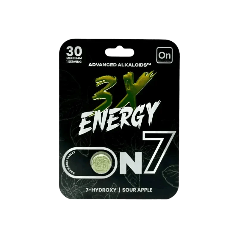 On7 1ct 7OH Sour Apple 3x Focus Tabs 30mg per Tablet