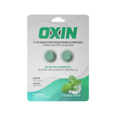 Oxin 2ct 7OH + Psuedo Mint Chewable Tabs 20mg Per Tablet