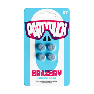 PARTY DUCK PROPRIETARY BLEND TABLETS 4 CT - BRAZBRY