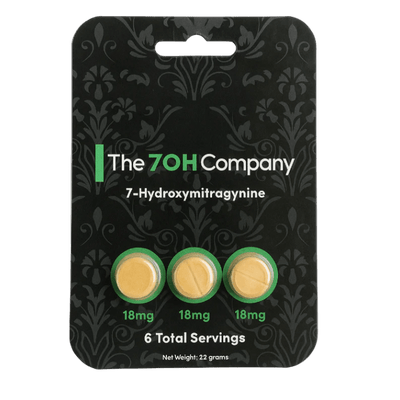 THE 7OH COMPANY 7- HYDROXYMITAGYNINE 3CT 54MG 18MG PER TABLET