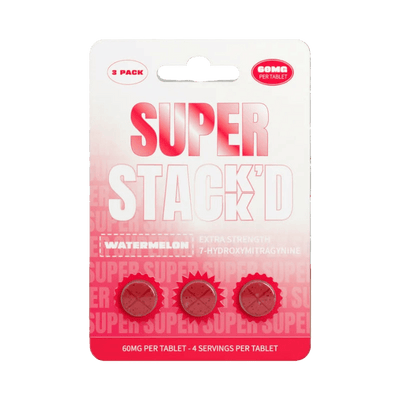 Super Stack’d 3ct 7OH Watermelon 60mg Per Tablet