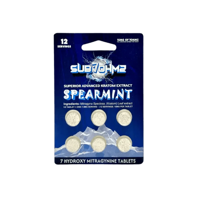 Sub 7 Ohmz 6ct 7OH Tabs Spearmint 15mg per Tablet