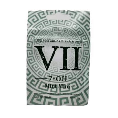 VII 10ct 7OH White Mint Mini Tabs 18mg per Tablet