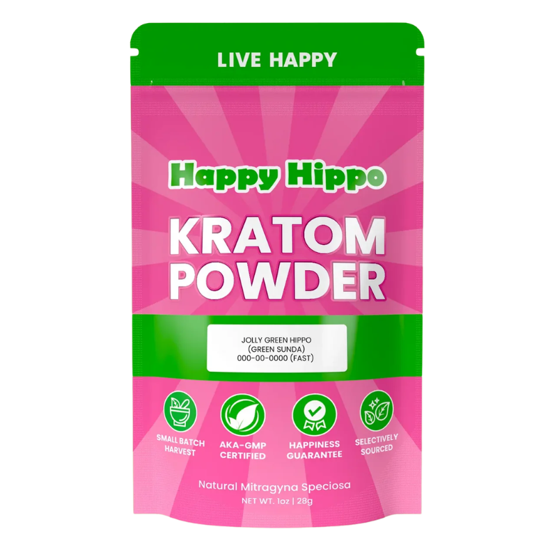 Happy Hippo Kratom Powder 227g / 8oz