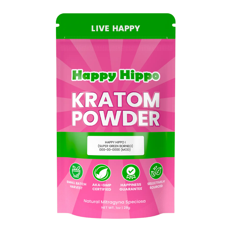 Happy Hippo Kratom Powder 113g / 4oz
