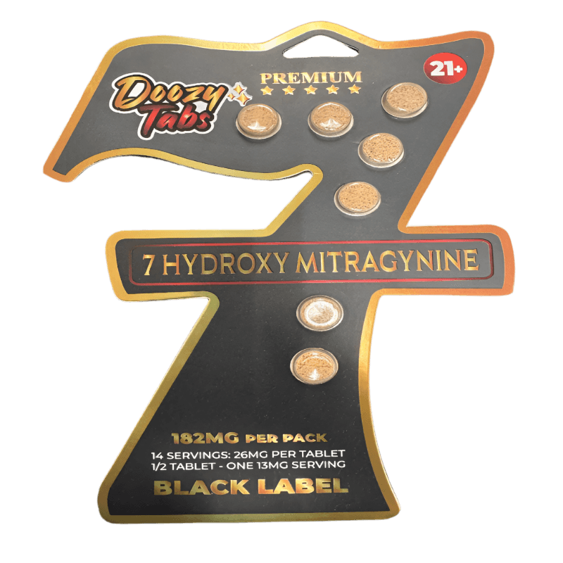Doozy Tabs 7ct 7OH Chewable Tabs Black label 26mg per Tablet